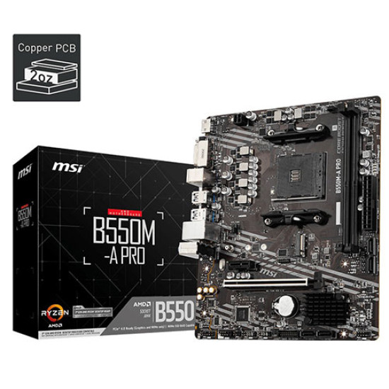 MSI B550M-A PRO DDR4 AMD Motherboard