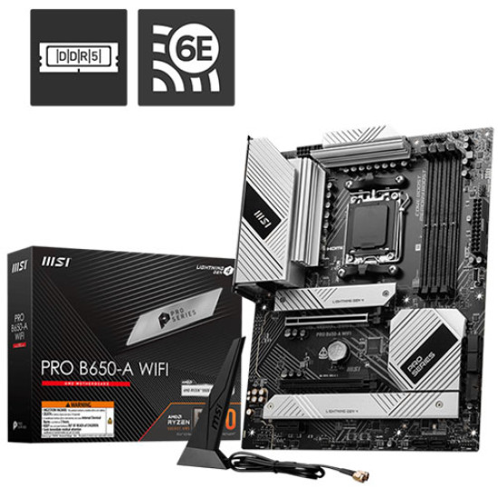 MSI PRO B650-A WIFI DDR5 AMD Motherboard