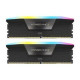 Corsair Vengeance RGB 64GB (32GBX2) DDR5 6000MHz CL40 Memory Kit Black (CMH64GX5M2B6000Z40)