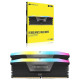 Corsair Vengeance RGB 64GB (32GBX2) DDR5 6000MHz CL40 Memory Kit Black (CMH64GX5M2B6000Z40)