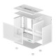 DeepCool CH160 MESH Ultra-Portable Mini-ITX Case White (R-CH160-WHNMI0-G-1)