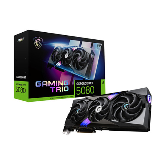 MSI GeForce RTX 5080 16G GAMING TRIO OC 16GB GDDR7