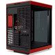 HYTE Y70 touch Infinite Dual Chamber ATX Mid tower Modern Aesthetic Case Red Black (CS-HYTE-Y70TI-RB)