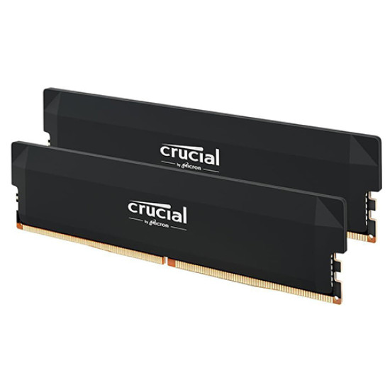 Crucial Pro DDR5-6400 32GB Kit (16GBx2) UDIMM Black (CP2K16G64C38U5B)