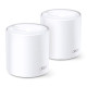 TP Link Deco X50 2 Pack AX3000 Whole Home Mesh WiFi 6 System