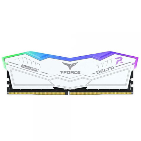 Teamgroup Delta RGB DDR5 32GB (1X 32GB) 5200Mhz CL40 Desktop Memory White (FF4D532G5200HC40C01)