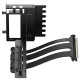 Fractal Design Flex 2 PCIe 4.0 x16 Vertical GPU Riser with Bracket Black (FD-A-FLX2-001)