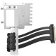 Fractal Design Flex 2 PCIe 4.0 x16 Vertical GPU Riser with Bracket White (FD-A-FLX2-002)