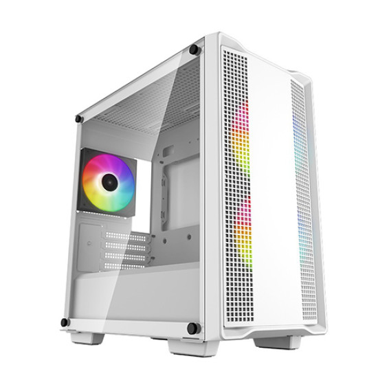 DeepCool CC360 ARGB Micro-ATX Case White (R-CC360-WHAPM3-G-1)