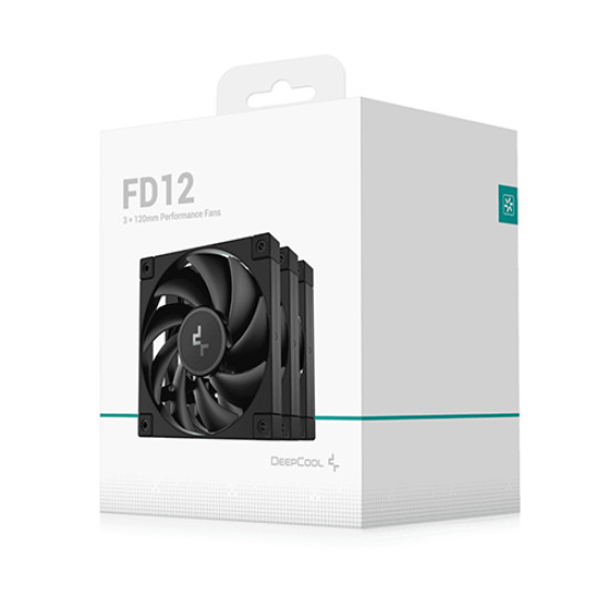 Deepcool FD12 3 IN 1 120mm Triple Fan Kit (R-FD12-BKNPN3-G)