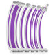 Antec Sleeved Extension PSU Cable Kit Purple-White (PSUSCW30-205-P-W)