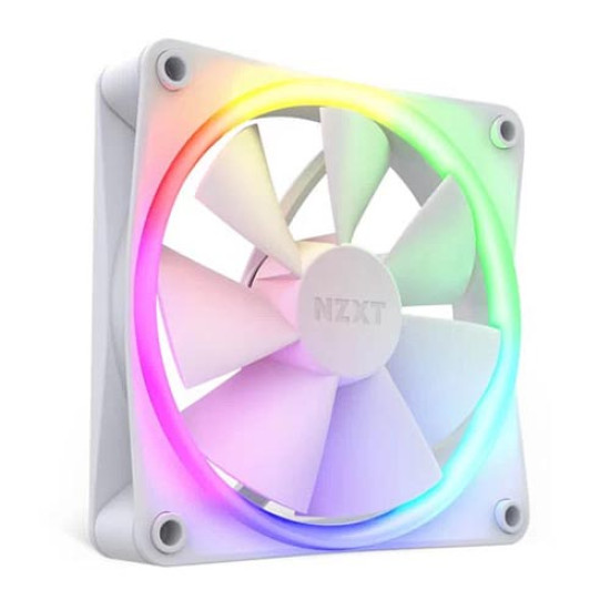 NZXT F120 RGB Duo 120mm Dual Sided RGB Fan Single Pack White (RF-D12SF-W1)