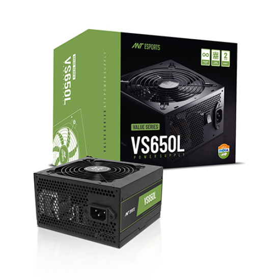 Ant Esports VS650L 650 Watts PSU Black