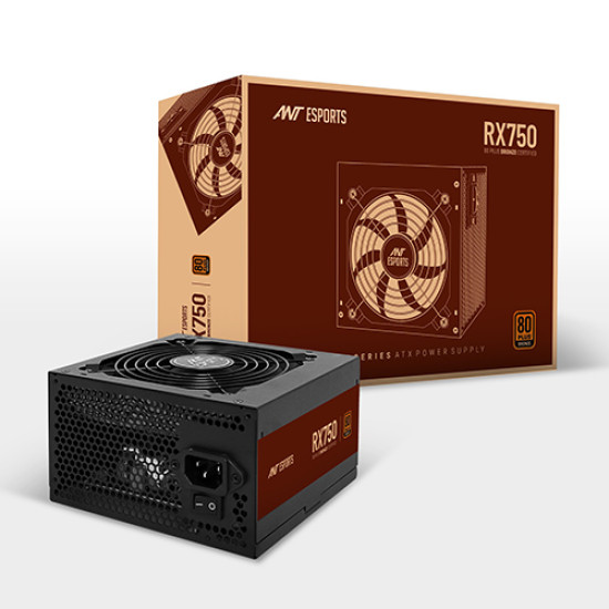 Ant Esports RX750 750W 80 Plus Bronze Power Supply