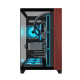 Ant Esports Crystal Wood ATX Computer Case Black