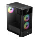 Gamdias AURA GC5 ARGB DIGITAL Display MESH ARGB Mid-Tower Case Black