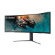 LG 49 inch UltraGear Dual QHD Curved Gaming Monitor (49GR85DC-B.ATR)