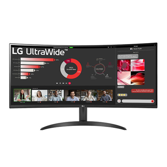 LG 34 inch Curved UltraWide QHD Monitor (34WR50QC-B)