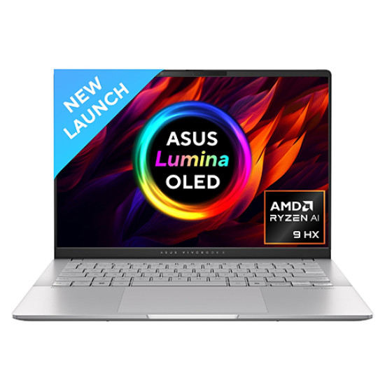 Asus Vivobook S 14 OLED M5406WA-PP962WS 14 inch Laptop (AMD AI9 HX370 Strixpoint 12C, 24GB LPDDR5X, 512GB SSD, Win 11 Home, MS Office, Cool Silver)