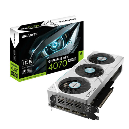 Gigabyte GeForce RTX 4070 Super EAGLE OC ICE 12G GDDR6X (GV-N407SEAGLEOC ICE-12GD)