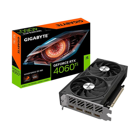 Gigabyte GeForce RTX 4060 Ti WINDFORCE OC 16G GDDR6 (GV-N406TWF2OC-16GD)