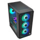 Ant Esports 205 Mini 6F Mid-Tower Computer Case Black