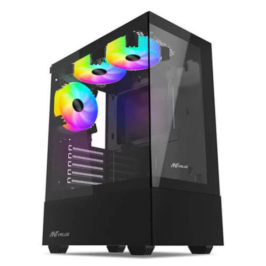 Ant Value CV100 Mid-Tower Gaming Cabinet Black