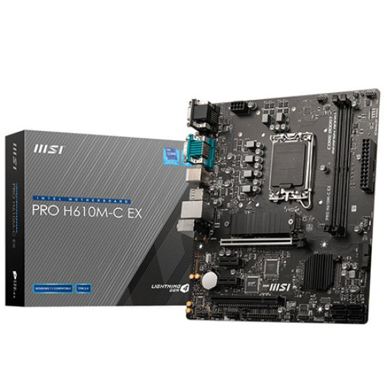 MSI PRO H610M-C EX DDR5 Intel Motherboard