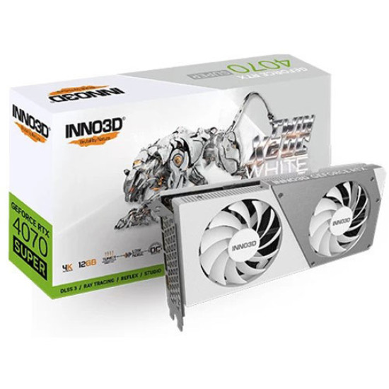 INNO3D Geforce RTX 4070 Super TWIN X2 OC White 12GB GDDR6X (N407S2-126XX-186162W)