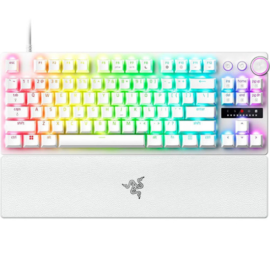 Razer Huntsman V3 Pro Tenkeyless Wired Gaming Keyboard White (RZ03-04981700-R3M1)