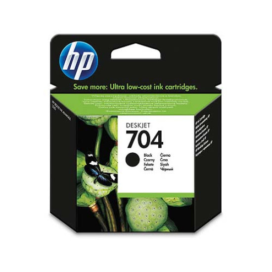 HP 704 Black Ink Cartridge (CN692AA)