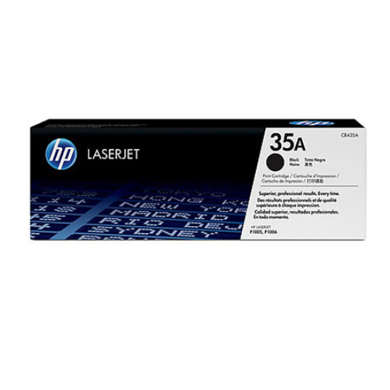 HP 35A Black LaserJet Toner Cartridge (CB435A)