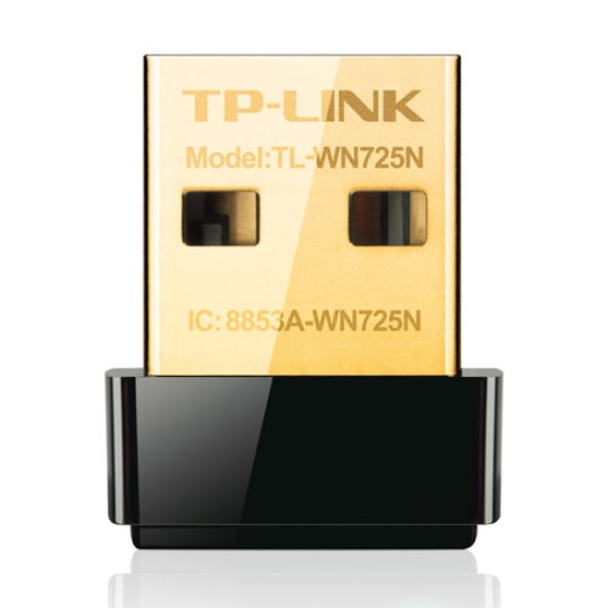 TP-Link 150Mbps Wireless N Nano USB Adapter (TL-WN725N)