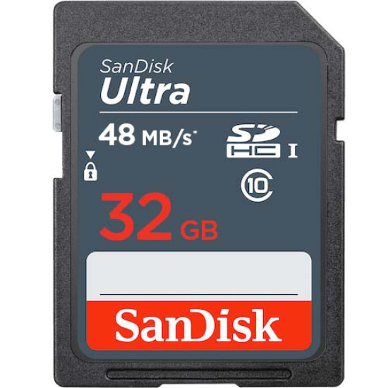 Sandisk 32GB Ultra SDHC Card (SDSDUNB-032G-GN3IN)