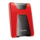 Adata DashDrive Durable HD650 2TB USB3.0 External Hard Drive - Red (AHD650-2TU31-CRD)