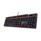 Rapoo V500Pro Backlit Mechanical Gaming Keyboard - Black