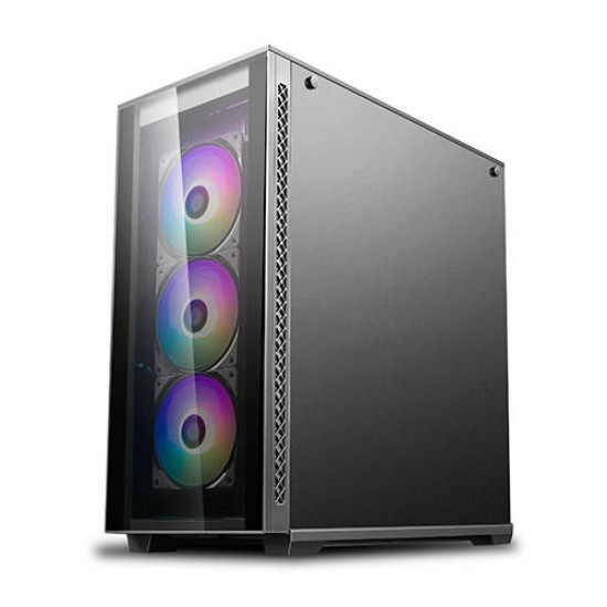 Deepcool MATREXX 70 ADD-RGB 3F Middle Tower Computer Case (DP-ATX-MATREXX70-BKG0P-3F)