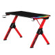 Gamdias Daedalus M1 RGB Gaming Desk - Black-Red