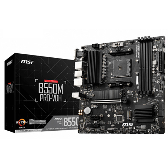 MSI B550M PRO-VDH AMD Motherboard