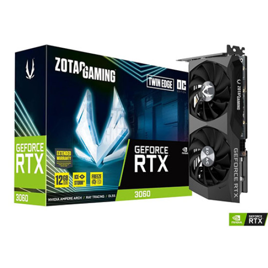 Zotac Gaming GeForce RTX 3060 Twin Edge OC 12GB GDDR6 (ZT-A30600H-10M)