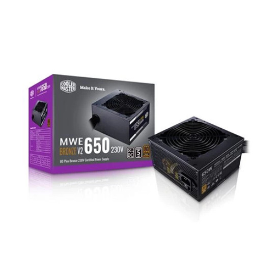 Cooler Master MWE 650 Bronze - V2 Power Supply (MPE-6501-ACABW-BIN)