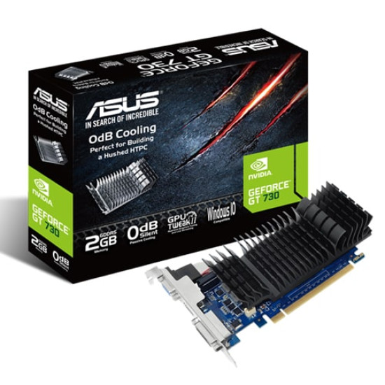 Asus GT 730 2GB GDDR5 Low Profile Graphics Card (GT730-SL-2GD5-BRK)