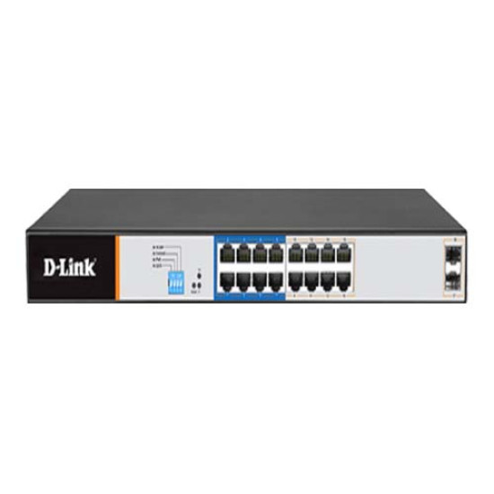 D Link 16 Port PoE Switch (DGS-F1018P-E)