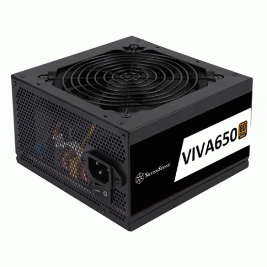 SilverStone VIVA 650W 80 Plus Bronze Power Supply (SST-VA650-B)