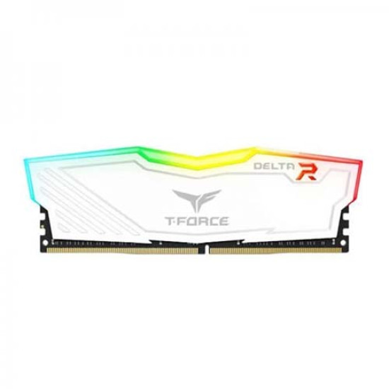 Teamgroup Delta RGB 16GB (16GBx1) DDR4 3600MHz White (TF4D416G3600HC18J01)