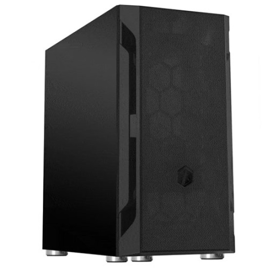 SilverStone FARA H1M (M-ATX) Mid Tower Cabinet Black Steel Panel (SST-FAH1MB)