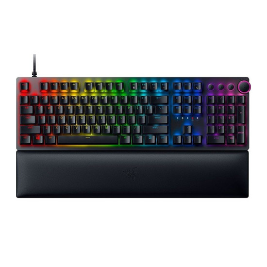 Razer Huntsman V2 Optical Gaming Keyboard Clicky Purple Switch (RZ03-03930300-R3M1)