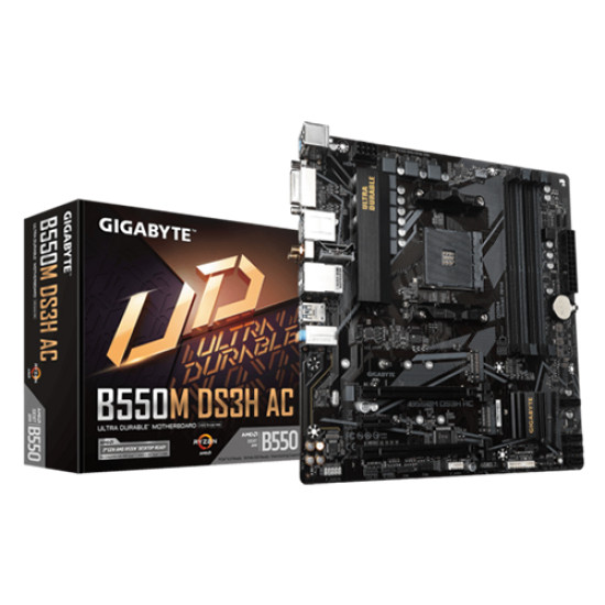 Gigabyte B550M DS3H AC AMD Motherboard