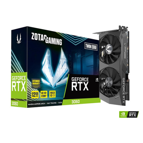 Zotac GAMING GeForce RTX 3060 Twin Edge 12GB GDDR6 (ZT-A30600E-10M)