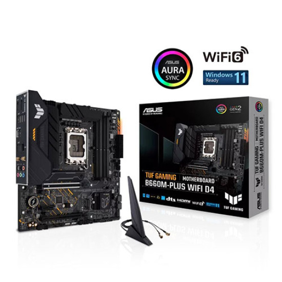 Asus TUF GAMING B660M PLUS WiFi D4 Intel Motherboard